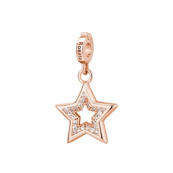 Charm Rosato Mujer Storie in Plata Cubic Zirconia RZ024 - RZ024